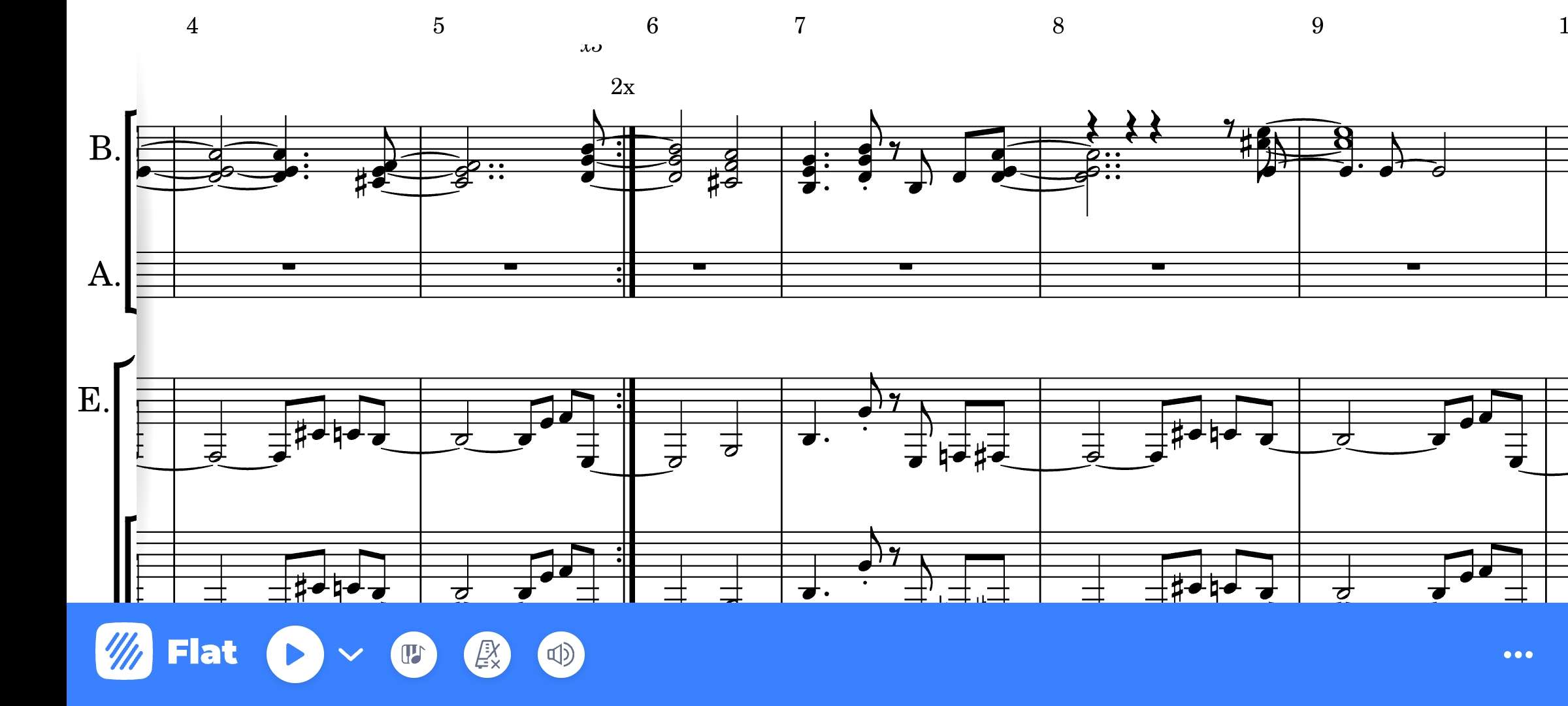 Lecteur partition Flat